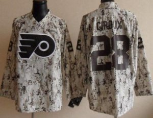 nhl Philadelphia Flyers #28 Claude Giroux White Camo