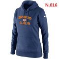 Women NEW Kansas City Chiefs Heart & Soul Pullover Hoodie blue