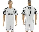 Juventus #7 Zaza SEC Away Soccer Club Jersey