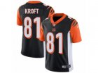 Nike Cincinnati Bengals #81 Tyler Kroft Vapor Untouchable Limited Black Team Color NFL Jersey