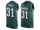 Men Nike Philadelphia Eagles #31 Jalen Mills Limited Midnight Green Player Name & Number Tank Top NFL Jersey