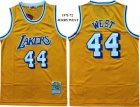 Lakers #44 Jerry West Yellow 1971-72 Hardwood Classics Jersey
