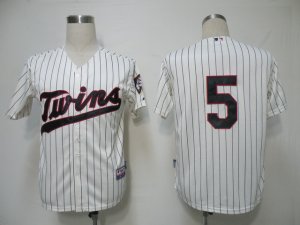 MLB Minnesota Twins #5 Cuddyer Cream[Cool Base]