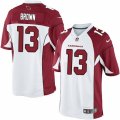 Mens Nike Arizona Cardinals #13 Jaron Brown Limited White NFL Jersey