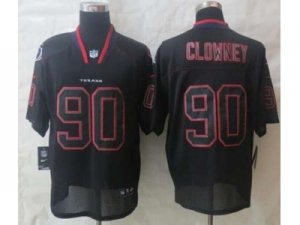 Nike jerseys houston texans #90 clowney black[Elite lights out][clowney]