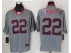 Nike NFL New England Patriots #22 stevan ridley grey jerseys[Elite Lights Out]
