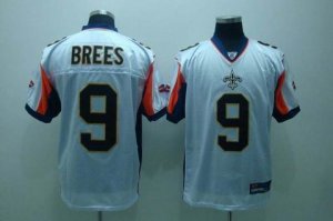 nfl new orleans saints #9 brees white[superbowl xliv]