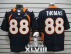 Nike Denver Broncos #88 Demaryius Thomas Navy Blue Alternate Super Bowl XLVIII NFL Elite Jersey