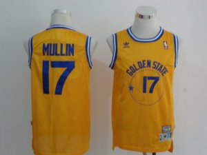 nba golden state warriors #17 mullin yellow