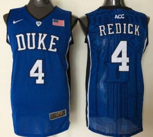 Duke Blue Devils #4 J.J. Redick Blue Basketball Stitched NCAA Jersey