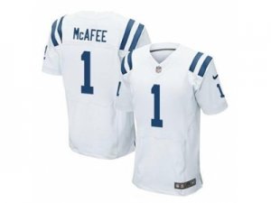 Nike indianapolis colts #1 mcafee white jerseys[Elite]