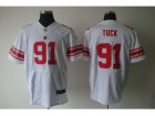 Nike nfl new york giants #91 tuck white Elite jerseys