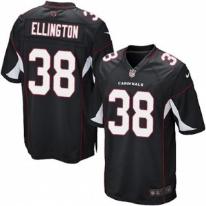 Mens Nike Arizona Cardinals #38 Andre Ellington Game Black Alternate NFL Jersey