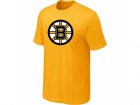 NHL Boston Bruins Big & Tall Logo Yellow T-Shirt
