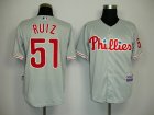 mlb philadelphia phillies #51 ruiz grey