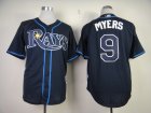 mlb jerseys tampa bay rays #9 myers DK.blue