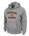 Cleveland Browns Heart & Soul Pullover Hoodie Grey