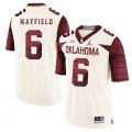 Oklahoma Sooners #6 Baker Mayfield White 47 Game Winning Streak College Football Jersey