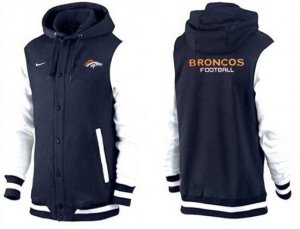 Men Denver Broncos Authentic Logo Hoodie-16