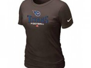 Women Tennessee Titans Brown T-Shirt