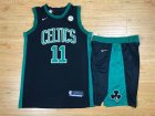 Celtics #11 Kyrie Irving Black Nike Swingman Jersey(With Shorts)