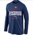 Nike New England Patriots Long Sleeve 2014 T-Shirt Dark blue