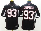 Nike Arizona Cardinals #93 Calais Campbell black jerseys(Limited)