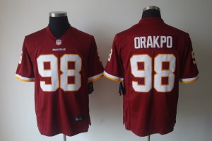 Nike NFL Washington Redskins #98 Brian Orakpo Red Game Jerseys