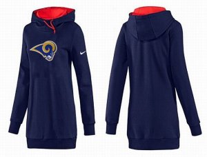 Women St. Louis Rams Logo Pullover Hoodie-047