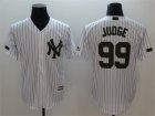 New york Yankees #99 Aaron Judge White Olive Cool Base Jersey