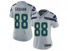 Women Nike Seattle Seahawks #88 Jimmy Graham Vapor Untouchable Limited Grey Alternate NFL Jersey