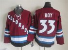NHL Colorado Avalanche #33 Roy Throwback red jerseys