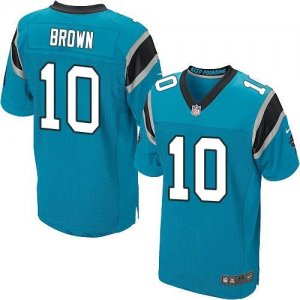 Nike Carolina Panthers #10 Corey Brown Blue Jerseys(Elite)