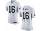 Mens Nike Oakland Raiders #16 George Blanda Elite White NFL Jersey