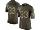 Mens Nike Seattle Seahawks #33 Tedric Thompson Limited Green Salute to Service NFL Jersey