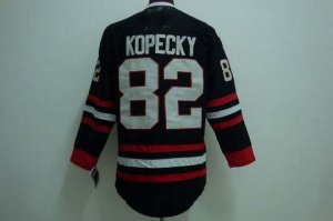 nhl chicago blackhawks #82 kopecky black[3rd]