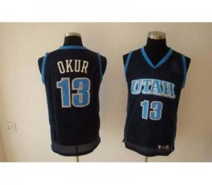 nba fans utah jazz #13 okur swingman blue