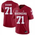 Oklahoma Sooners #71 Bobby Evans Red College Football Jersey