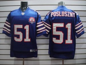 nfl buffalo bills #51 posluszny lt,blue (afl 50th patch)