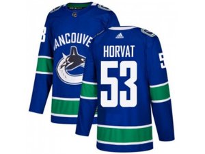 Youth Adidas Vancouver Canucks #53 Bo Horvat Blue Home Authentic Stitched NHL Jersey