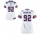 Womens Nike Buffalo Bills #92 Adolphus Washington White NFL Jersey