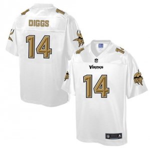 Nike Minnesota Vikings #14 Stefon Diggs White Men NFL Pro Line Fashion Game Jersey