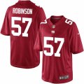 Men's Nike New York Giants #57 Keenan Robinson Limited Red Alternate NFL Jersey