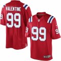 Mens Nike New England Patriots #99 Vincent Valentine Limited Red Alternate NFL Jersey