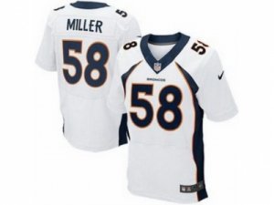 Nike Denver Broncos #58 Von Miller whitw NFL Jerseys(Elite 2013 New)