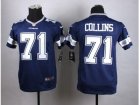 Women Nike Dallas Cowboys #71 Collins Navy Blue jerseys