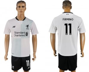 2017-18 Liverpool 11 FIRMINO Away Soccer Jersey