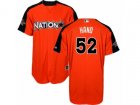 Youth San Diego Padres #52 Brad Hand Replica Orange National League 2017 MLB All-Star Cool Base MLB Jersey