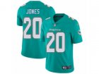 Nike Miami Dolphins #20 Reshad Jones Vapor Untouchable Limited Aqua Green Team Color NFL Jersey
