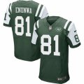 Mens Nike New York Jets #81 Quincy Enunwa Elite Green Team Color NFL Jersey